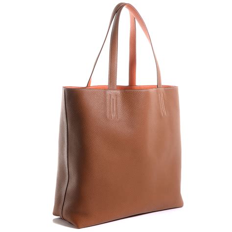 hermes double sens discontinued|hermes reversible tote bag.